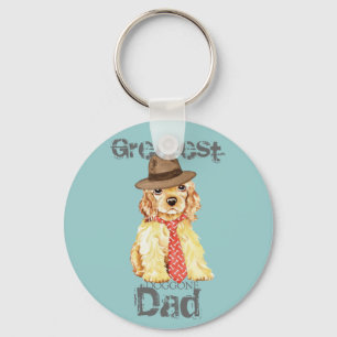 Cocker Spaniel Heart Dad Schlüsselanhänger