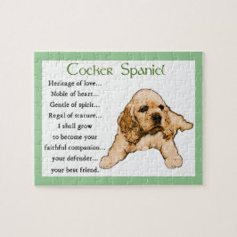 Cocker Spaniel Heritage of Liebe Puzzle