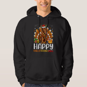 Cocker Spaniel Hund Halloween Weihnachten Frohe Ha Hoodie