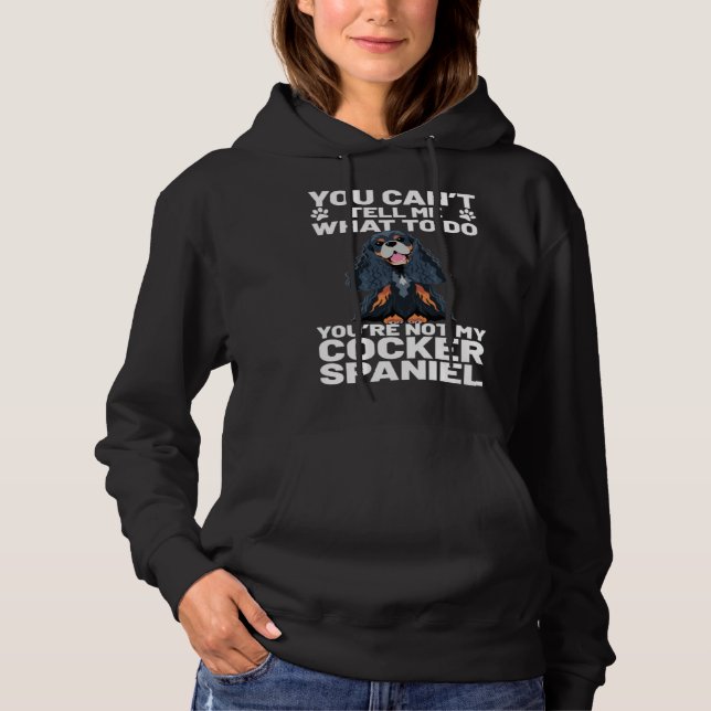 Cocker Spaniel Hund  Hund Hoodie (Vorderseite)