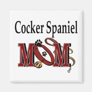 Cocker Spaniel Hund Mama Geschenke Magnet