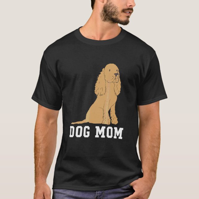 Cocker Spaniel Hund Mama Mütter Tag T-Shirt (Vorderseite)