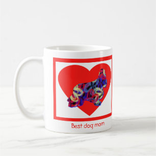 Cocker Spaniel Hund Red Valentine's Day Coffee Tas Kaffeetasse