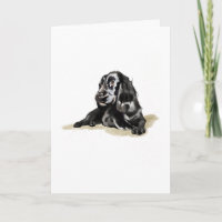 Cocker Spaniel Hunde Liebhaber Karte Geschenk, Gru