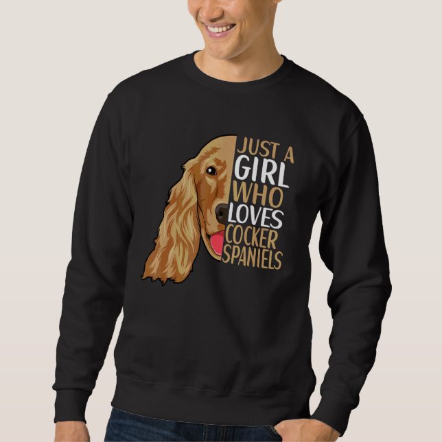 Cocker Spaniel Hundeoutfit  Cocker Spaniel 4 Sweatshirt (Vorderseite)
