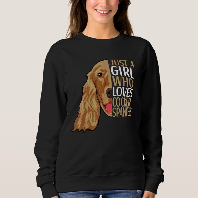 Cocker Spaniel Hundeoutfit  Cocker Spaniel 4 Sweatshirt (Vorderseite)