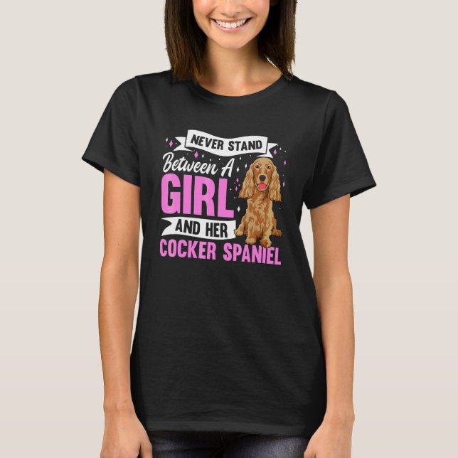 Cocker Spaniel Hundeoutfit  Cocker Spaniel T-Shirt (Vorderseite)