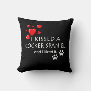 Cocker Spaniel Ich habe einen Cocker Spaniel gek Kissen
