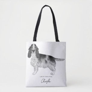 Cocker Spaniel in Schwarzweiß & Benutzerdefinierte
