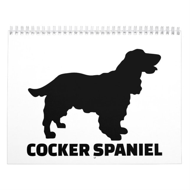 Cocker spaniel kalender (Titelbild)