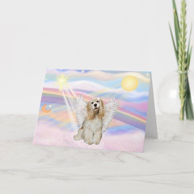 Cocker Spaniel Karte (Vorderseite)