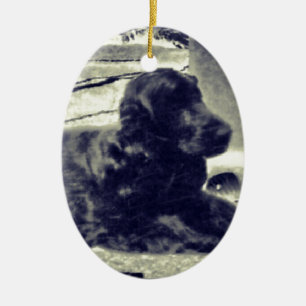 Cocker spaniel keramik ornament