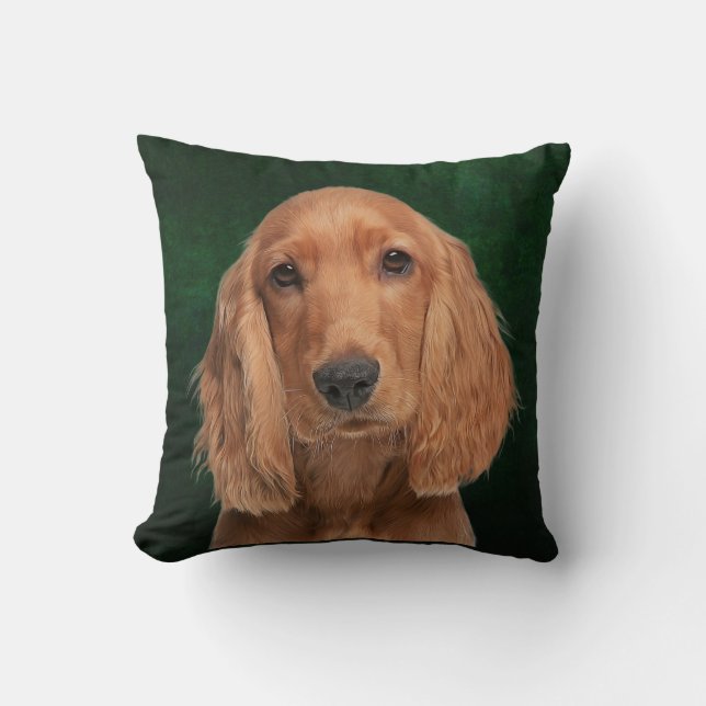 Cocker Spaniel Kissen (Vorderseite)