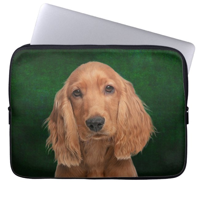 Cocker Spaniel Laptop Sleeve (Vorderseite)