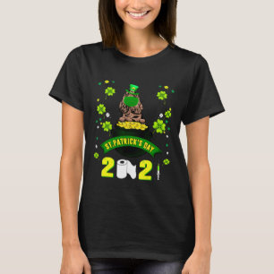 Cocker Spaniel Leprechaun Hunde Gesicht Maske St P T-Shirt