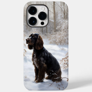 Cocker Spaniel Let It Snow Weihnachten Case-Mate iPhone 14 Pro Max Hülle