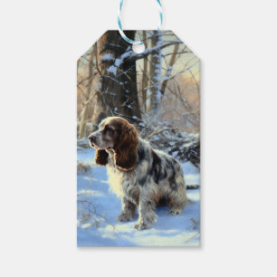 Cocker Spaniel Let It Snow Weihnachten Geschenkanhänger