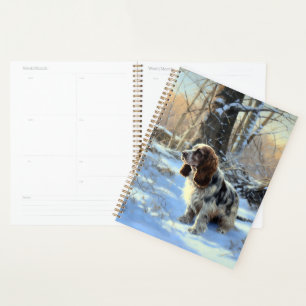 Cocker Spaniel Let It Snow Weihnachten Planer