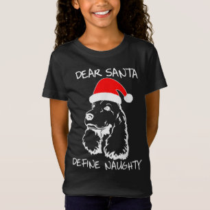 Cocker Spaniel lustige hässliche Weihnachtsgeschen T-Shirt