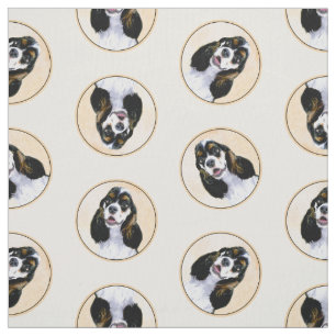 Cocker Spaniel Malerei Parti Tan Original Dog Art Stoff