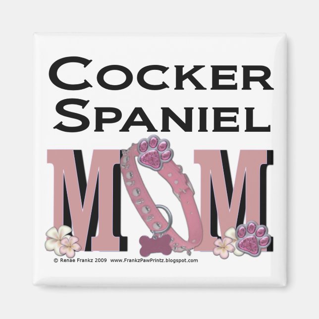 Cocker Spaniel MAMA Magnet (Vorne)