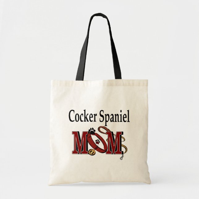 Cocker Spaniel Mom Tote Bag Tragetasche (Vorne)