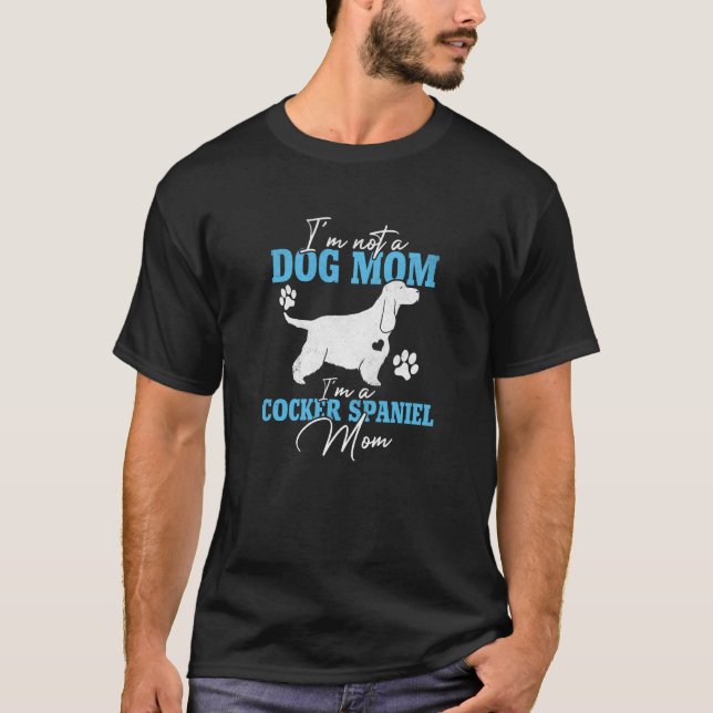 Cocker Spaniel Mom Women for Dog Cute Dog Mom T-Shirt (Vorderseite)