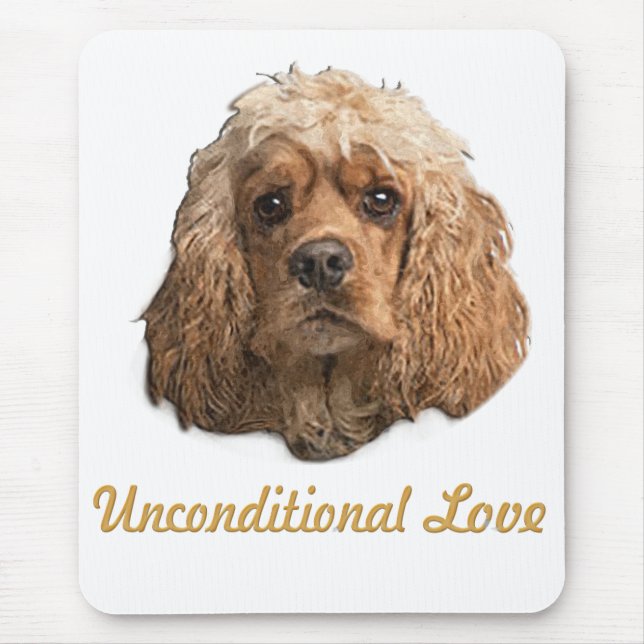 Cocker Spaniel Mousepad (Vorne)