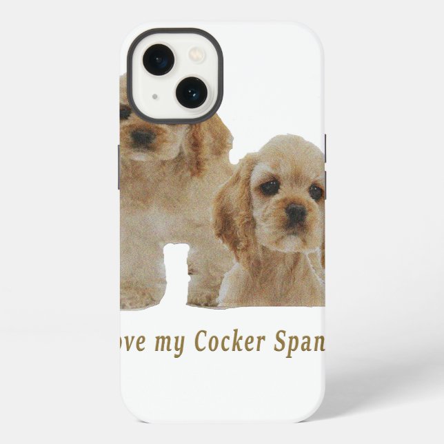Cocker Spaniel Produkte iPhone Hülle (Rückseite)