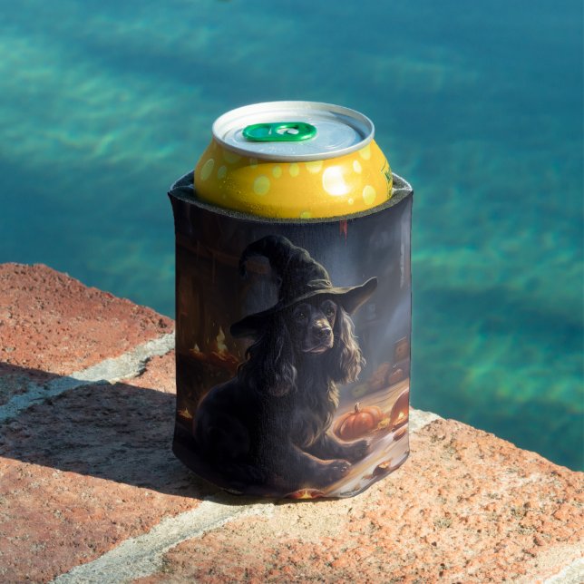 Cocker Spaniel Pumpkins Halloween Beängstigend Dosenkühler (In Situ Pool)