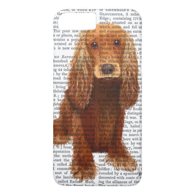 Cocker Spaniel Schlicht Case-Mate iPhone Hülle (Rückseite)
