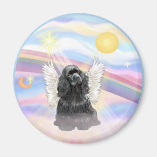 Cocker Spaniel - schwarz Magnet