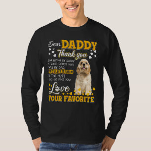 Cocker Spaniel Sehr geehrter Daddy Danke, dass du T-Shirt