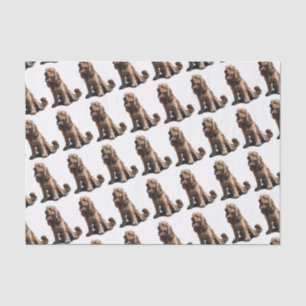Cocker spaniel seidenpapier