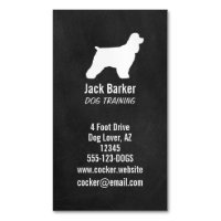 Cocker Spaniel Silhouette Hunde Rasse Vertikal