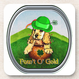 Cocker Spaniel St Patricks Day Untersetzer