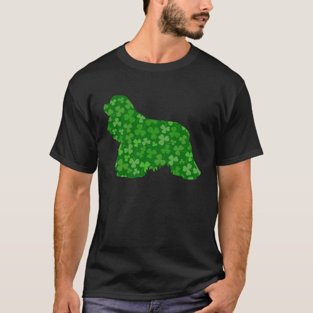 Cocker Spaniel St Patricku2019s Day American Cocke T-Shirt (Vorderseite)