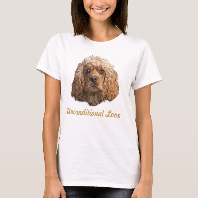 Cocker-Spaniel-T - Shirt (Vorderseite)