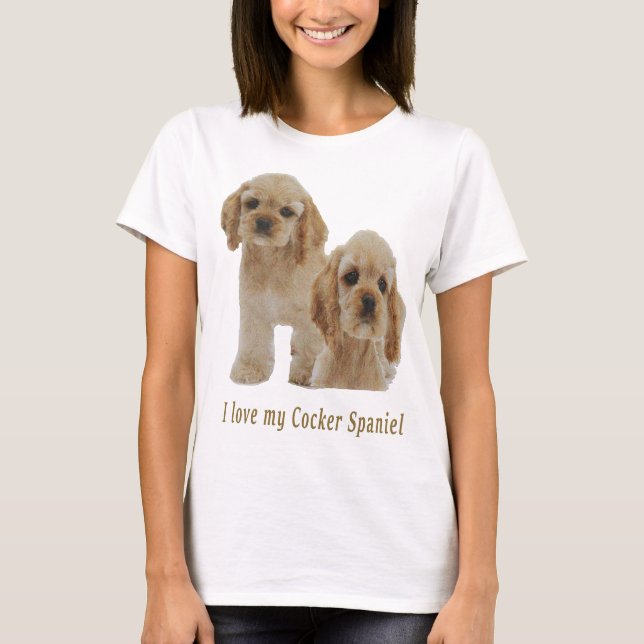 Cocker-Spaniel-T - Shirt (Vorderseite)