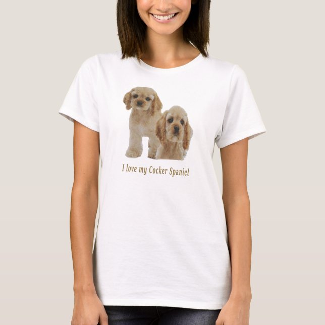 Cocker-Spaniel-T - Shirt (Vorderseite)