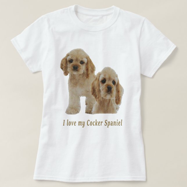 Cocker Spaniel T-Shirt (Design vorne)