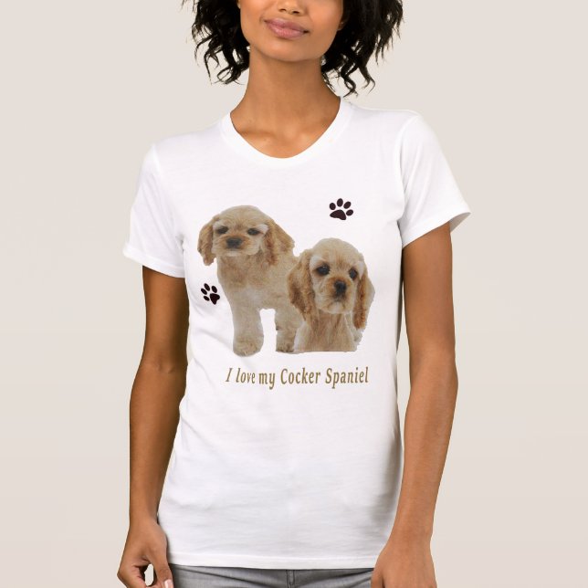 Cocker-Spaniel-T - Shirt (Vorderseite)