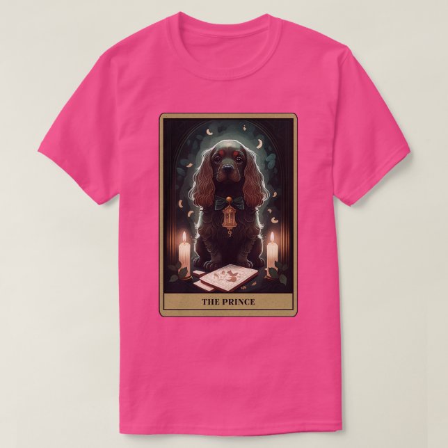 Cocker Spaniel Tarot T-Shirt (Design vorne)