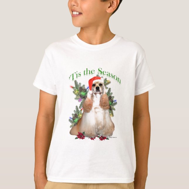 Cocker Spaniel "Tis T-Shirt (Vorderseite)