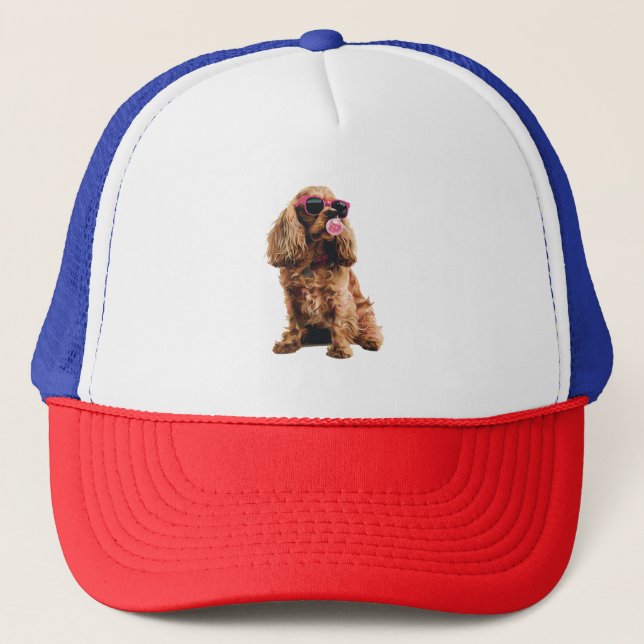 Cocker Spaniel Truckerkappe (Vorderseite)