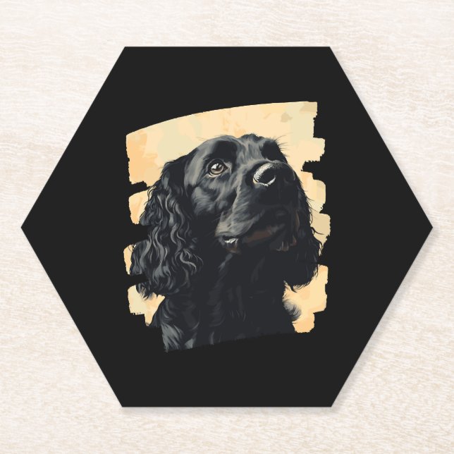 Cocker Spaniel Untersetzer (Vorderseite)