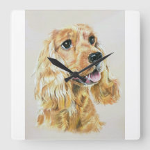 Cocker Spaniel Wall Clock