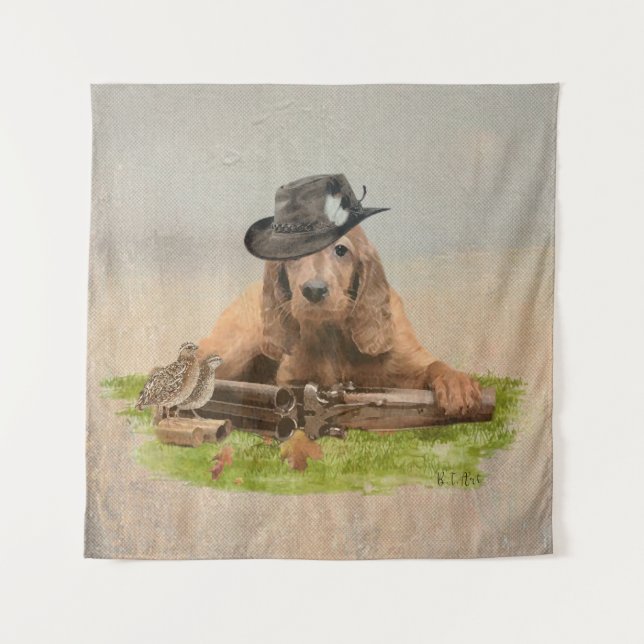 Cocker Spaniel Wandteppich (Vorderseite)