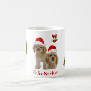 Cocker Spaniel Weihnachts-Kaffeetasse Kaffeetasse