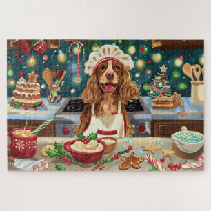 Cocker Spaniel Weihnachtsbäckerei: Festliches Weih Puzzle